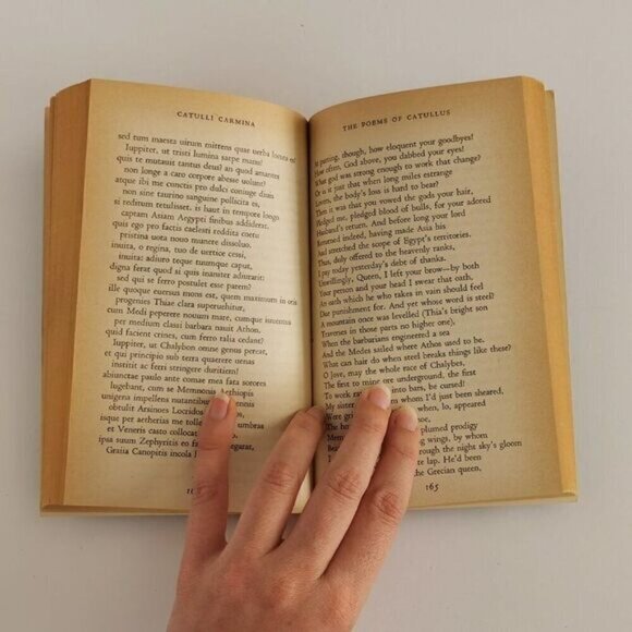 1972 The Poems of Catullus Paperback - Latin-English Translations Love Poems - Picture 8 of 8